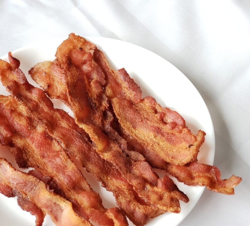 Bacon na Air Fryer