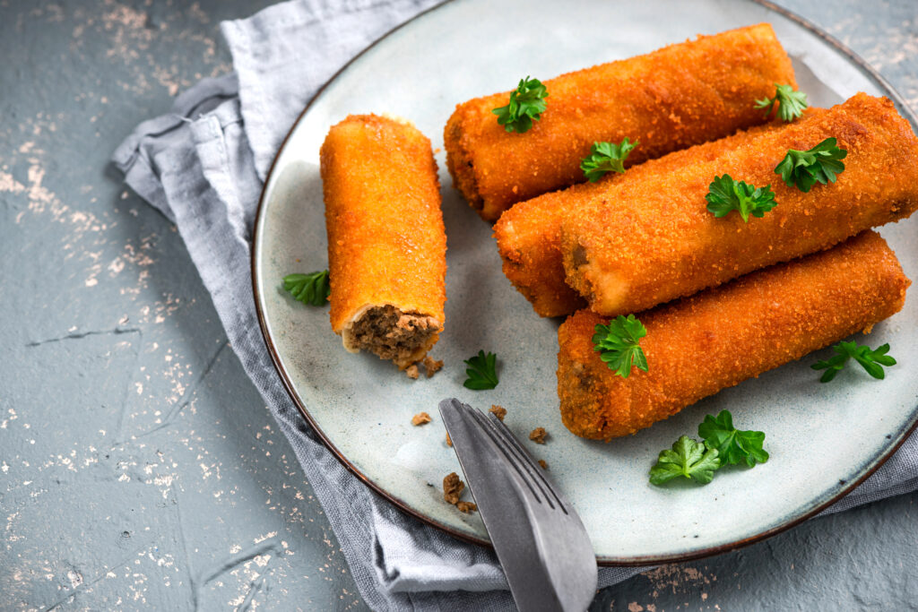 Croquete de Carne Moída Fácil De bem com a Comida
